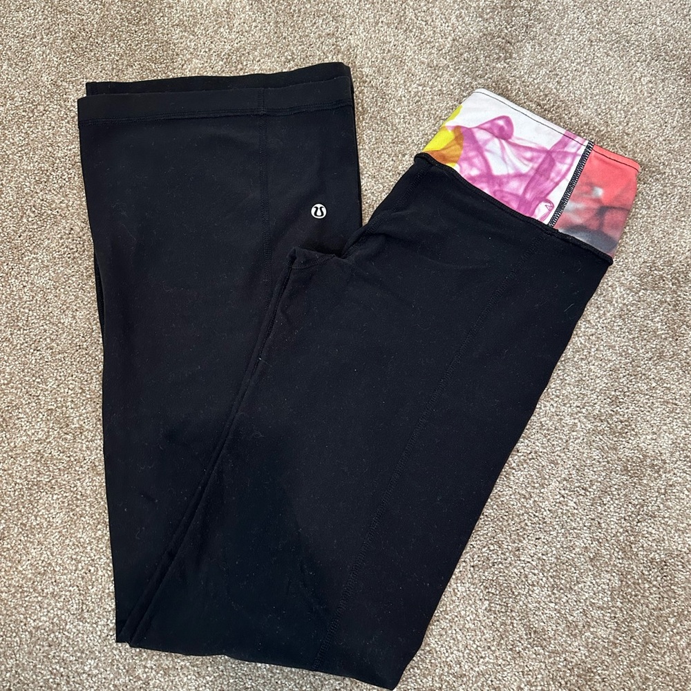 Lululemon Flare Leggings, Size 4